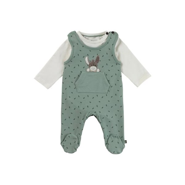 Barnfåtölj - babysoffa Sterntaler - 2602480 - Byxdräkt i jersey med bladmotiv