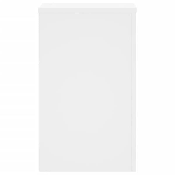 vidaXL Stöd för växter 2 st vit 30x30x50 cm ingenjörsträ, blomstöder, krukstöd, stöd för 852915