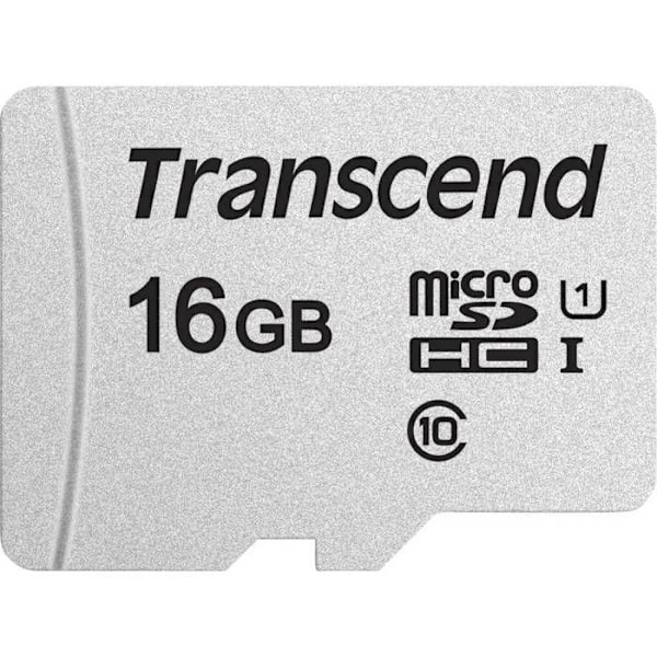 TRANSCEND 300S U1 16GB microSDHC UHS-I Flash-minneskort