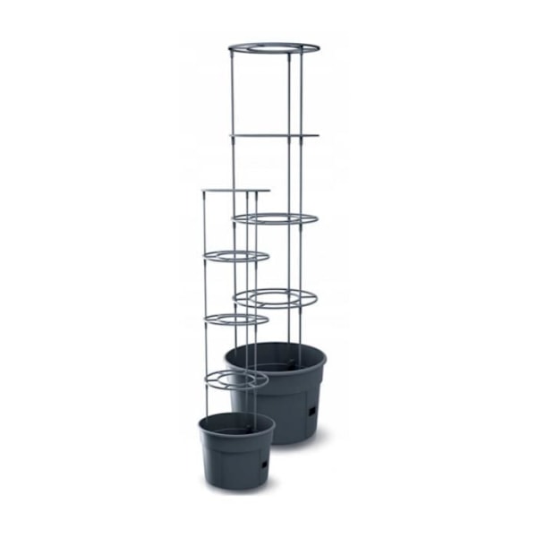 Kruka för tomatplantor 28L Tomatodlare IPOM400-S433 Svart