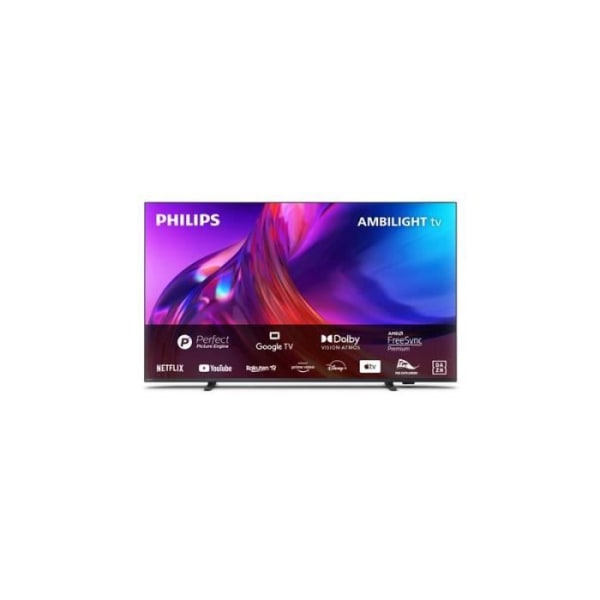 TV Ambilight The One Philips 65PUS8548 12 164 cm 4K UHD Google TV Antracitgrå