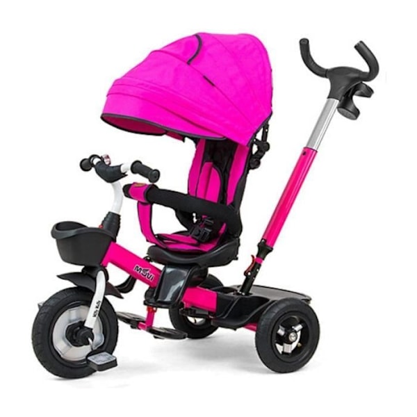 Trehjulig cykel - Milly Mally - Movi - Rose - Svängbart säte 360° - 18 månader till 4 år