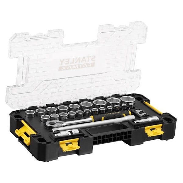 STANLEY Stakbox L 1/2" FatMax - 26-delars verktygssats