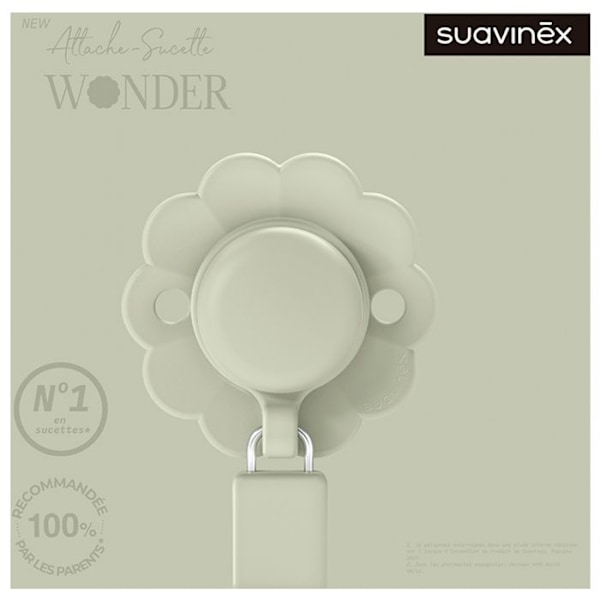 -Suavinex Attache Sucette Silikon Wonder (Modell: Vattenmelon)