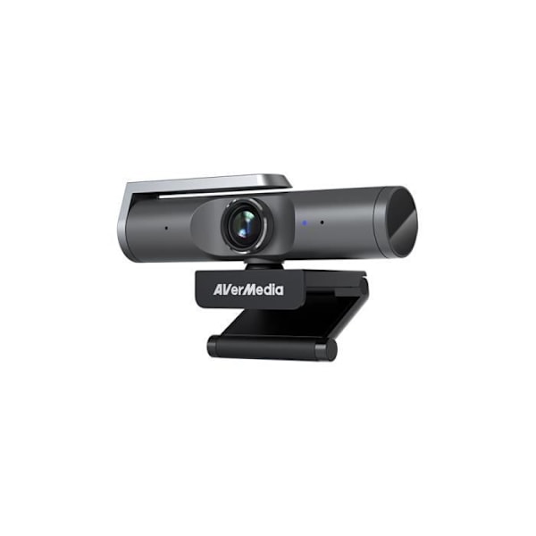 AVERMEDIA Webcam Ultra HD 4K Vidvinkel USB 3.0 PW515 Sony STARVIS 4K-sensor Autofokus CMOS Dubbla rundstrålande mikrofoner IA Cer