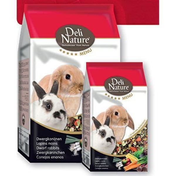 Deli Nature 15?029502 5-stjärnig meny för dvärgkaniner? 750 GR - 15-029502