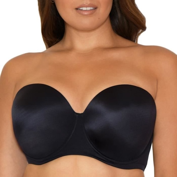 Stor storlek bandeau-bh Smoothie svart - Curvy Kate - Generös byst - Bygel - Dam Svart 105G