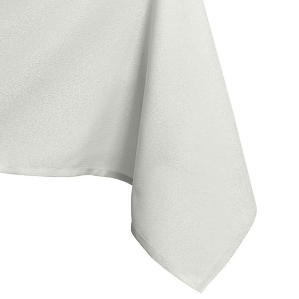 Bordduk - Empire - Rund 130 cm - Kräm - Fläckbeständig polyester Grädde