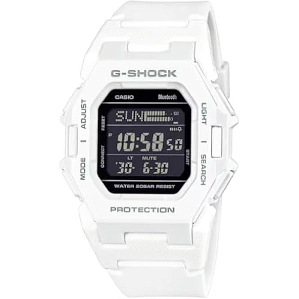 Damklocka - CASIO - GD-B500-7ER - Vit plast - Digital - Vattentät 20 bar vit svart