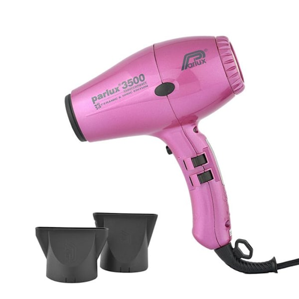 PARLUX 3500 Ionic SuperCompact hårtork - Luftflöde 73 m3/h - 2000 W - Rosa