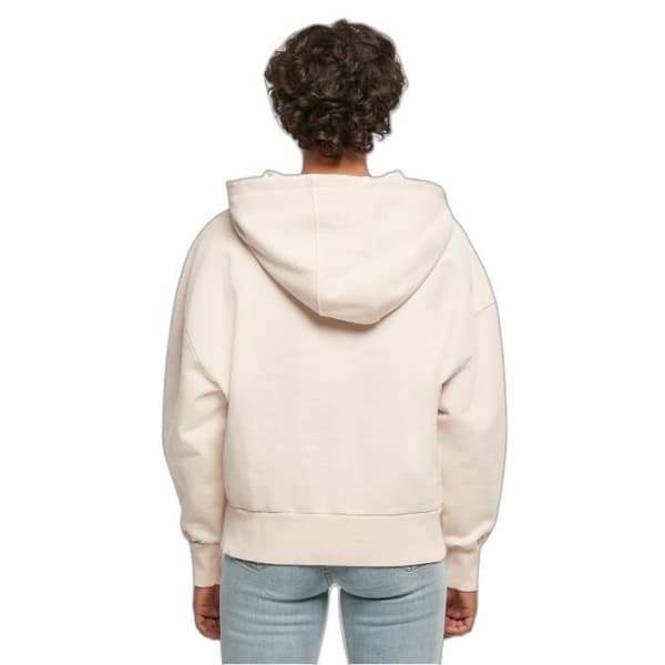 Huvtröja - URBAN CLASSICS - Heavy Terry Garment Dye - Rosa - S - Oversize Ros S