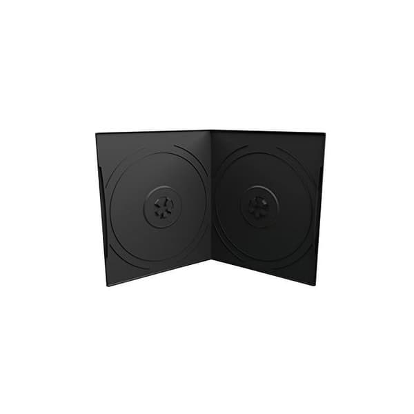 DVD-fodral - MediaRange - BOX10-2 - 50-pack - Svart - 7 mm