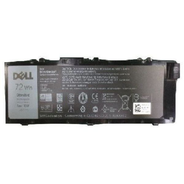 Dell 6-cells 72W-timmars litiumjonbatteri för Precision Mobile Workstation 7510, 7710