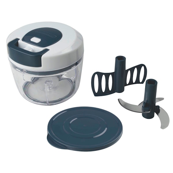 Fackelmann Easy Prepare manuell multifunktionsfärs ref. 27907 Blå, Vit, Klar
