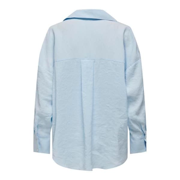 Kvinnors skjorta Only Zazima - chambray blå chambrayblå M