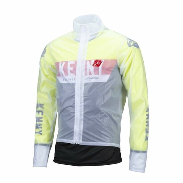 Motorcykel regnjacka zip Kenny - vit Vit jag