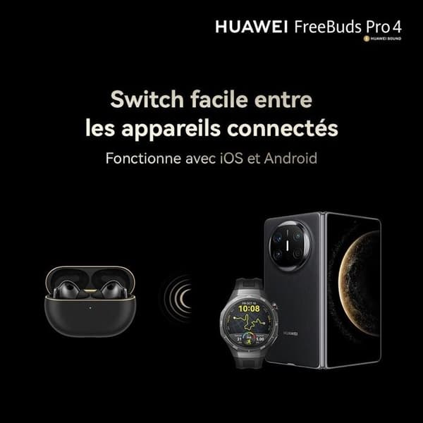 Huawei FreeBuds Pro 4 Bluetooth-hörlurar Vit Vit