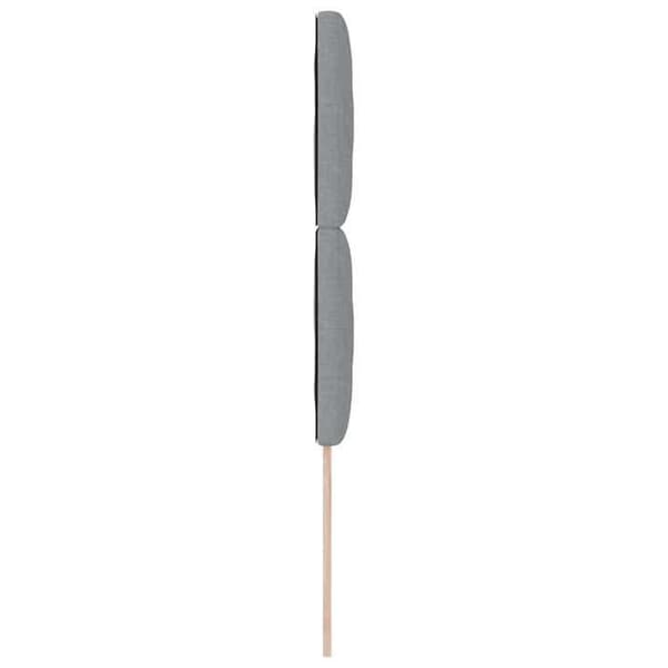 vidaXL Sänggavel Ljusgrå 100 cm tyg 3337899
