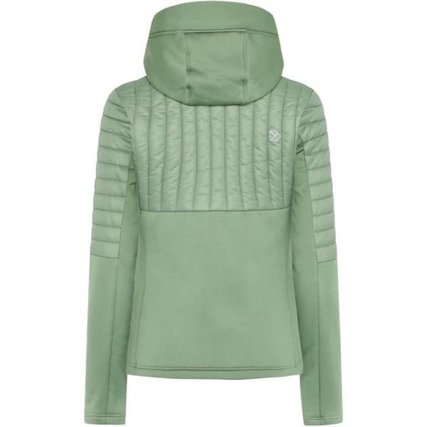 Doudoune full zip dam Didriksons Annema 6 ljus mossa 38