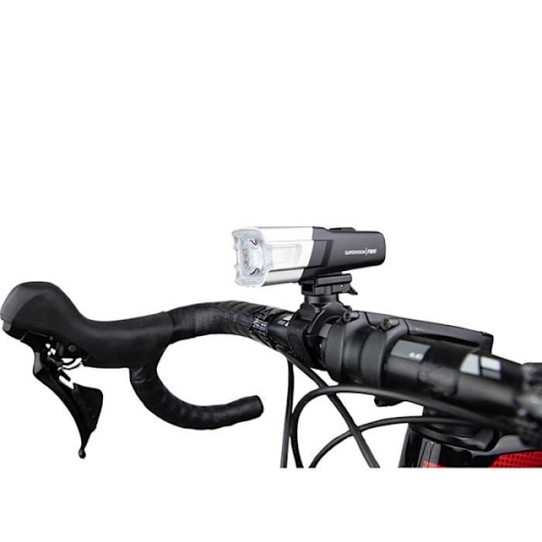 Cykelbelysning - Zefal - Supervision F800 - 800 Lumen - USB - Svart Svart