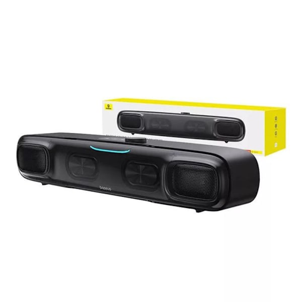 AeQur Mini Soundbar (A20054402111-00) Bluetooth 5.3, Type-C, Jack, 2,5 W + 2,5 W Baseus Cluster Black Svart