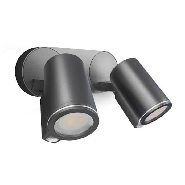 Utomhus LED-strålkastare med STEINEL Spot DUO Sensor Connect Bluetooth 14.6W 3000K - Antracit Grå