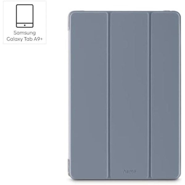 Skyddsfodral - HAMA - Galaxy Tab A9+ 11" - Stödfunktion - Magnetisk Stängning - Transparent Baksida lila