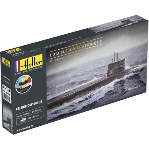 Ubåtsmodell: Historisk samling: Startpaket: U-Boot S/M Redoutable Unik färg