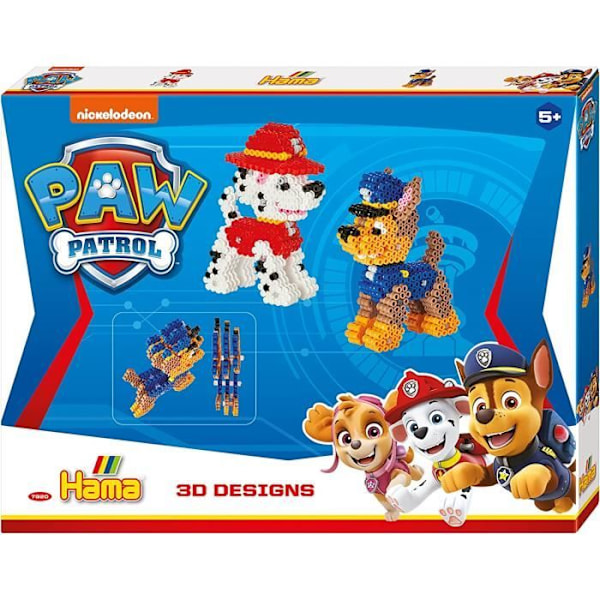 Strykpärlsats - HAMA - Paw Patrol - 4000 pärlor - Flerfärgad Flerfärgad