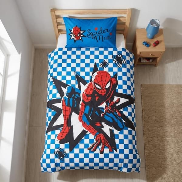 Sängset – Spider-Man – 140 x 200 – 100% bomull – örngott 60x65