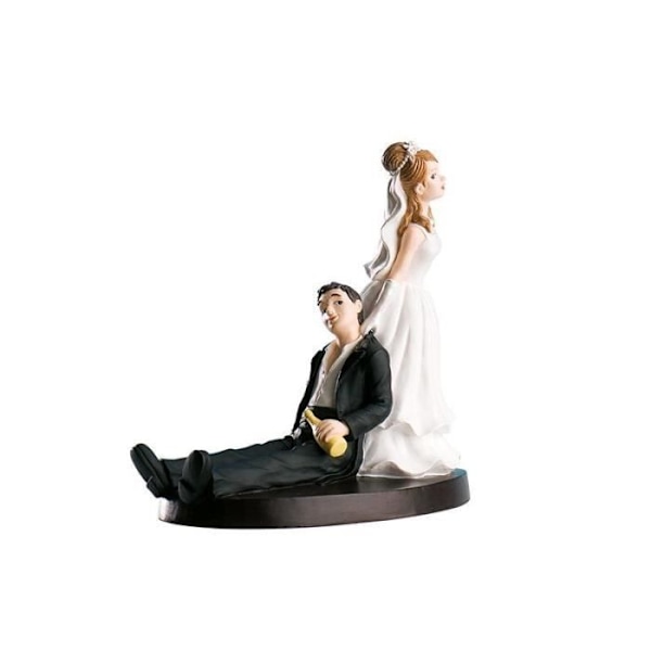 FIGURINPAR PAR MARRIAGE KVÄLLSFERI 14CM Svart / Vit Svart vit