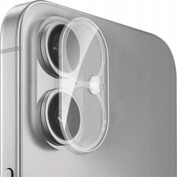 Härdat glas - PURO - iPhone 16 / iPhone 16 Plus - Kameraskydd - Grå - Hållbar