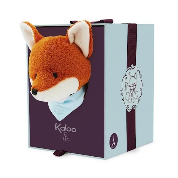 Medium Fox Plyschleksak - KALOO - Paprika - Apelsin - 25 cm - Blandat Orange