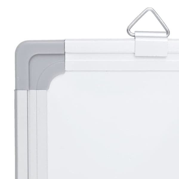 Magnetisk vikbar whiteboard - VIDAXL - 150x80 cm - Aluminium - 3 paneler - Vikbar Vit