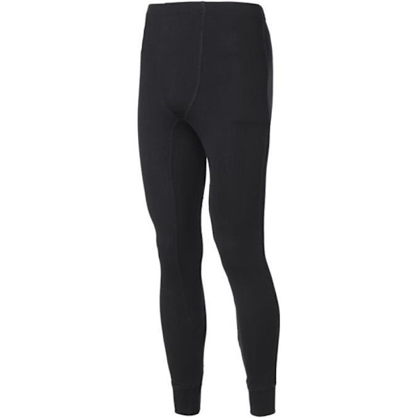 AVENTO Thermal Tights för män - Svart - Platta sömmar Svart XL