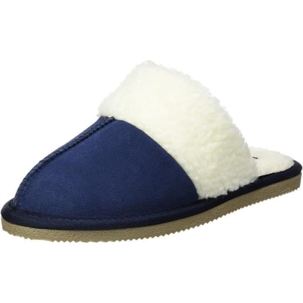 Damtofflor - Hush Puppies Ariana - Mockaläder - Bekvämt Memory Foam - Marinblå Marin 39