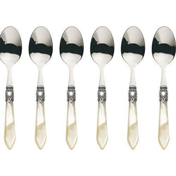 Bestickset - Bugatti - OXBAM-N3207 - 6 delar - Stål/ABS - Elfenben - Mått 21x18x3 cm Elfenben
