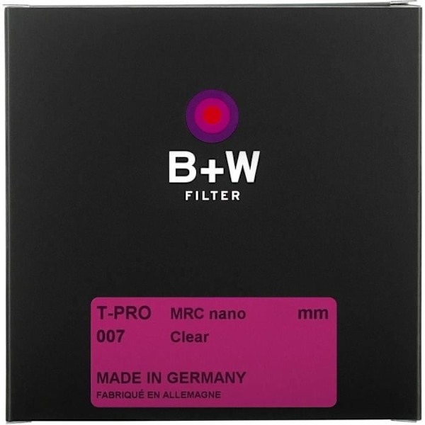 Filtre BW T-Pro 007 Clear MRC nano 46mm