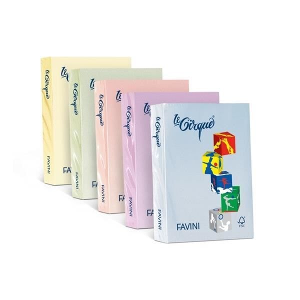 Papier - FAVINI - Le Cirque - A4 - 250 ark - 160 g/m² - Blå