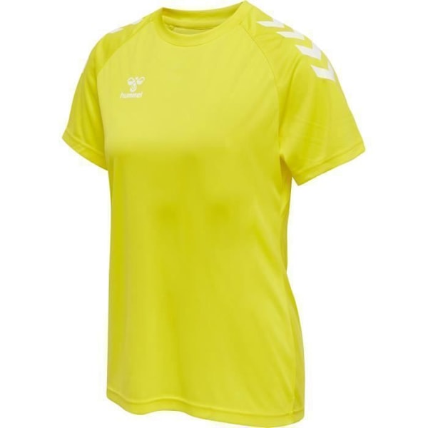 Hummel Core Poly dam t-shirt - Gul - M - Korta ärmar - Andas - Multisport Gul XL