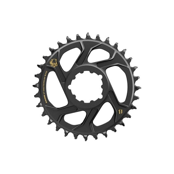 Plateau VTT - Sram - X-Sync Eagle 34T DM - Verskyvning 3mm - X-Sync-teknik - Hållbar guld-