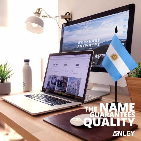 Anley kontorsskyltar - A.Desk.Argentina.Solid