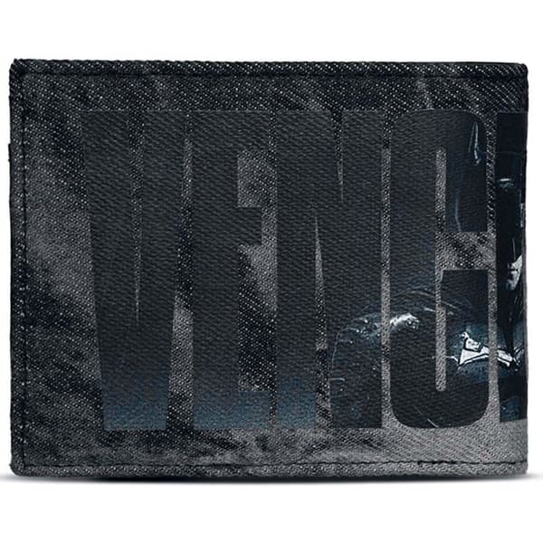 Plånbok - BATMAN - MW820764BAT - Batman-mönster - Svart - Polyester/Polyuretan Svart