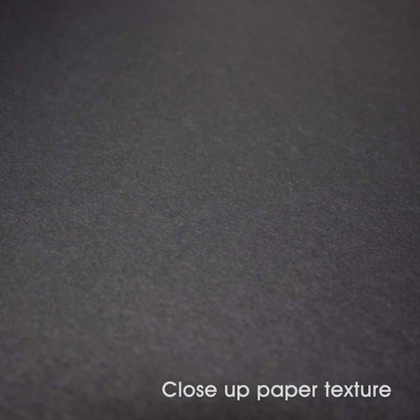 Papier a dessin Artway - Artway Black Card - Papper kartong återvunnen - 270 g/m - svart - A1/A2/A3/A4 - A2 - 50 ark