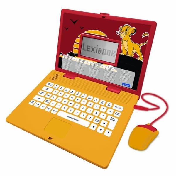 Bilingual educational laptop Lejonkungen (FR/EN) GUL