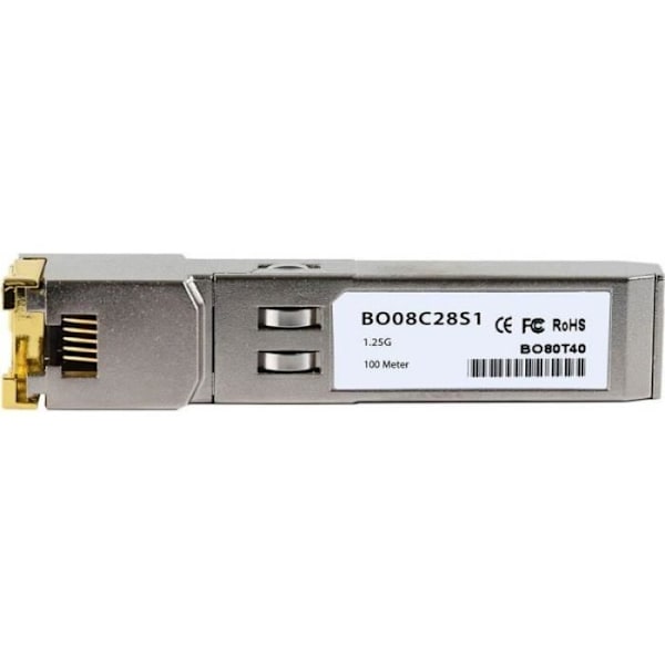 Transceiver SFP - BlueOptics - BO08C28S1 - Koppar RJ45 - 1000BASE-T - 100M