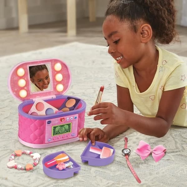 VTECH - KIDISECRETS - MIN MAGISKA SKÖNHETSVÄSKA - Rosa Ros