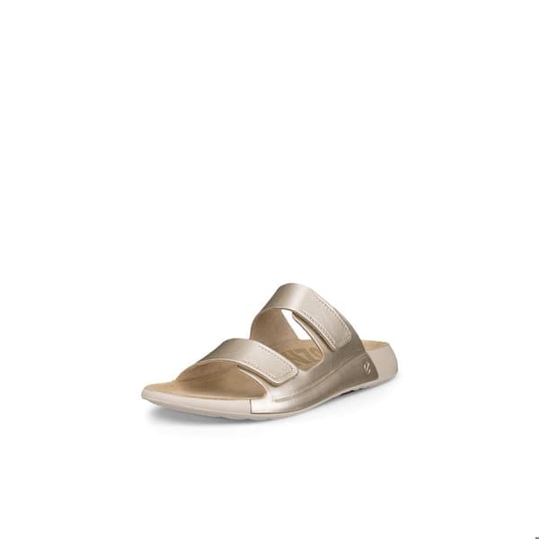 Kvinnor Ecco Cozmo Strap kilklackar ren vitguld 41