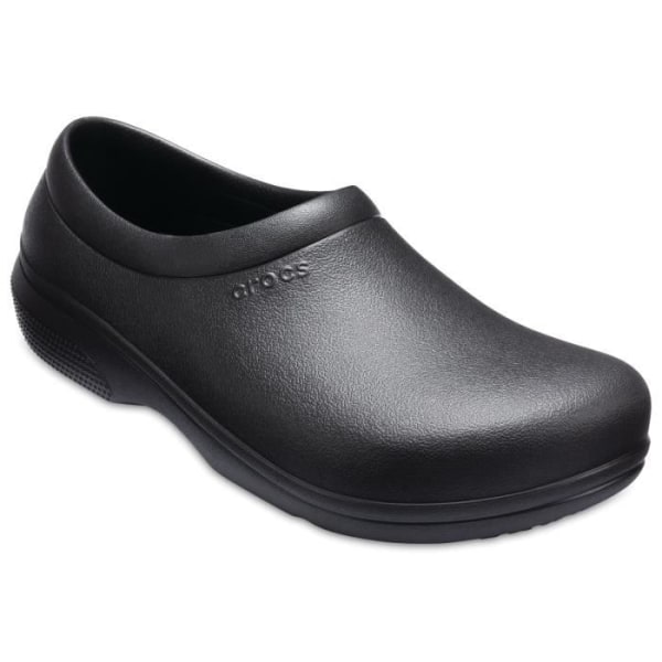 Crocs On-The-Clock Work Slip-On svarta arbetsträskor - Bekväma och halkfria - Storlek 42,5 Svart 46