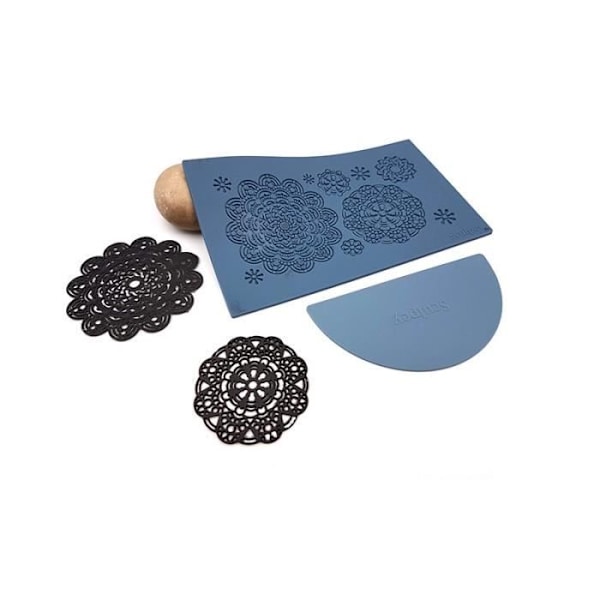 Siliconform - Sculpey - Mandala - 6 avtryck - Dimensioner 12.5x7.5cm - Blandat